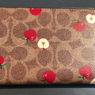 coach コーチ 長財布 F86093 シグネチャー スキャッタードアップル