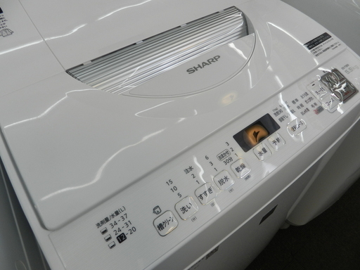 【配送・設置無料】☆美品☆2019年製 シャープ SHARP 洗濯乾燥機  5.5kg