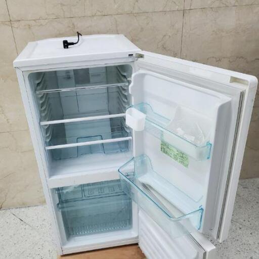 ※取引中■配送可■2017年製 U-ING ユーイング ガラスドア 110L ノンフロン冷凍冷蔵庫 パールホワイト UR-FG110J