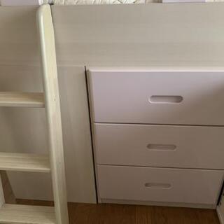 【ニトリ】システムベッドデスク美品