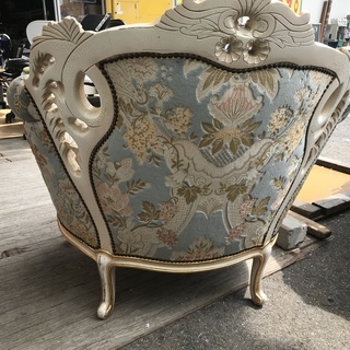 リオファニチャー　Rio furniture　ロココ調1人掛ソファ