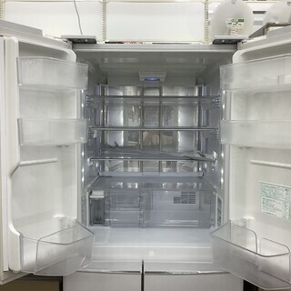安心の6ヶ月保証付！SHARP(シャープ)2014年製の440L 6ドア冷蔵庫です！