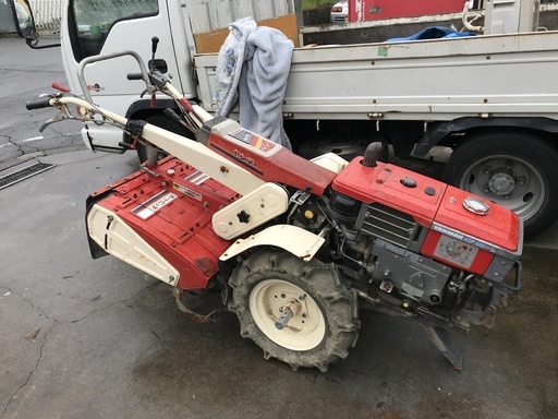 【ヤンマー　耕運機　YA75 ディーゼル NF80-L 前進6段　後進3段　エンジン始動OK　走行確認済み　直接引取限定（八王子市）】