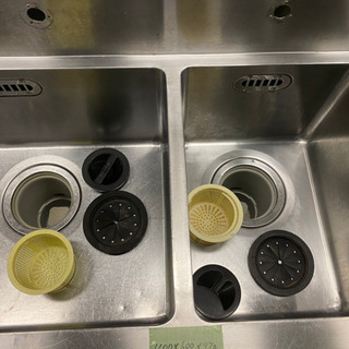 業務用二槽シンク　1100x600x970