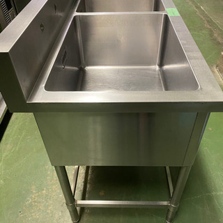 業務用二槽シンク　1100x600x970