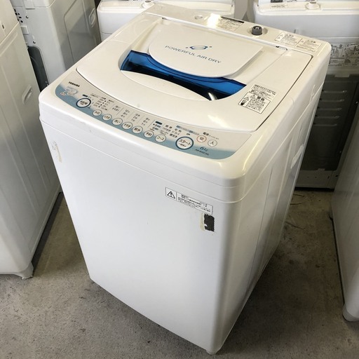新品?正規品  A0216　東芝　６kg洗濯機　2010年 洗濯機