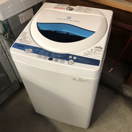 A0225  東芝　５kg洗濯機　2012年　札幌市内配達無料