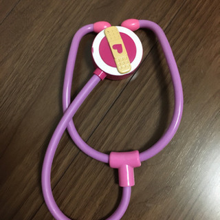 DocMcMuffinの聴診器型プラおもちゃ　もらってください