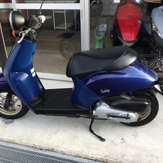 【引き取り先が決まりました】ホンダトゥデイ　希少で人気の青　バッテリー新品・シート張替済・フォークブーツ交換済 引き取り先が決まりました】ホンダトゥデイ 希少で人気の青 バッテリー