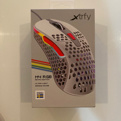 xtrfy m4 RGB ゲーミングマウス　レトロ
