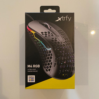 xtrfy m4 RGB ゲーミングマウス　ブラック