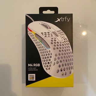 xtrfy m4 RGB ゲーミングマウス　ホワイト