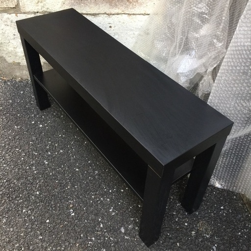 新品未使用 超美品 小型テレビ台ｉｋｅａ イケアlack ラックブラック サキ2月大断捨離 原宿の収納家具 テレビ 台 の中古あげます 譲ります ジモティーで不用品の処分
