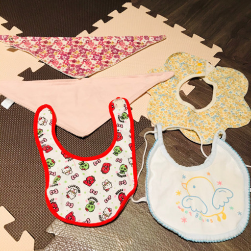 スタイよだけかけ5枚 よっさん 中庄のベビー用品 授乳 お食事用品 の中古あげます 譲ります ジモティーで不用品の処分