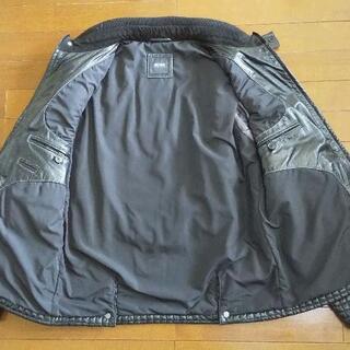 約15万‼️ ヒューゴボス ラム レザー ジャケット IT50