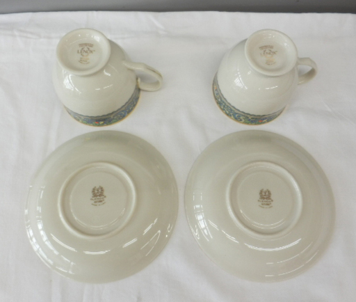 オータム ▷レノックス 2客セット カップ＆ソーサー AUTUMN LENOX アメリカ製 コーヒーカップ PayPay対応 ホワイトハウス御用達  札幌市西区西野 - コーヒー、ティー