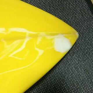 サーフボード5\'11mitsu黄色