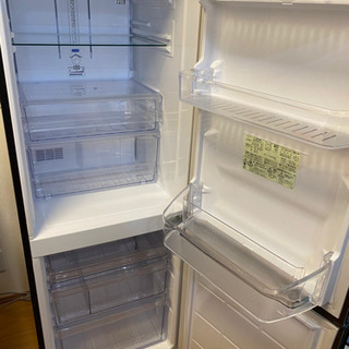 SHARP 冷凍冷蔵庫　プラズマクラスター　ブラウン