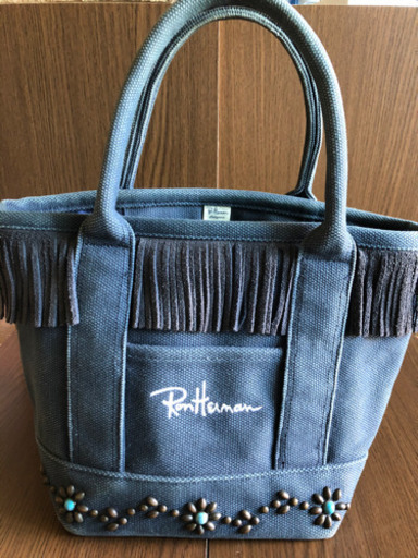 ロンハーマン フリンジキャンパストート フラワースタッズ ネイビー オッドアイ 立川のバッグ トート バッグ の中古あげます 譲ります ジモティーで不用品の処分