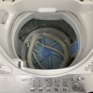 1年保証つき！全自動洗濯機 TOSHIBA 2018年製 AW-5G6