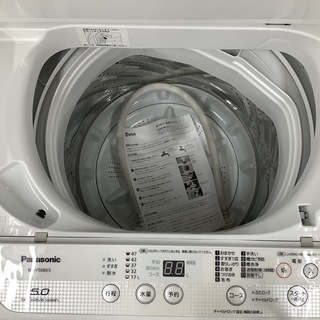 1年保証つき！洗濯機 Panasonic 2018年製 NA-F50BE5