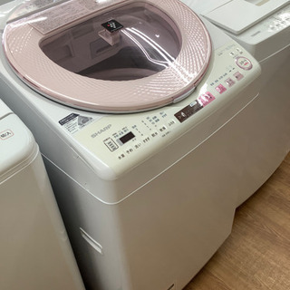 安心の6ヶ月保証付！！【SHARP(シャープ)縦型洗濯乾燥機】取りに来れる