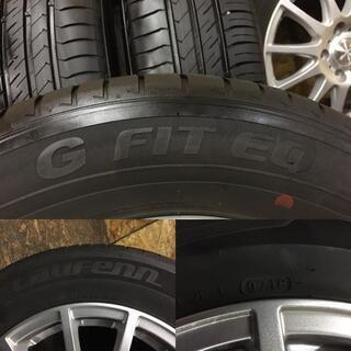 【HANKOOK LauFenn G FIT EQ 195/65R15】夏 4本【La Strada 社外 15インチ 6J5HPCD114.3+53】2018年製 ヴォクシー等　(VTE215) クレジットカード QR決済可能