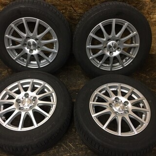 【HANKOOK LauFenn G FIT EQ 195/65R15】夏 4本【La Strada 社外 15インチ 6J5HPCD114.3+53】2018年製 ヴォクシー等　(VTE215) クレジットカード QR決済可能