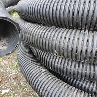  排水パイプ 暗渠パイプ 約30m 内径8cm 工事 設備