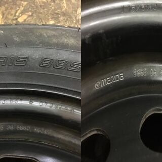 タイヤ新品【DUNLOP ENASAVE EC204 185/65R15】夏 4本【マツダ 純正 