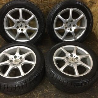 【BS BLIZZAK VRX 235/50R17】スタッドレス 4本【社外ホイール 17インチ 8J5HPCD120+55】2015年 レジェンド等 (VTL199) クレジットカード QR決済可能