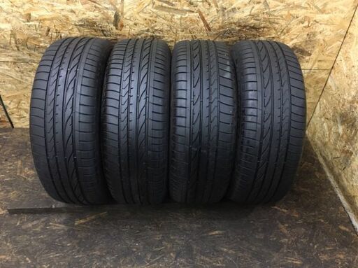 BS DUELER H/P SPORT 235/55R19 19インチ 夏タイヤ ランフラット 4本 2016年製 レクサスRX ベンツGLC等　(TC226) クレジットカード QR決済可能