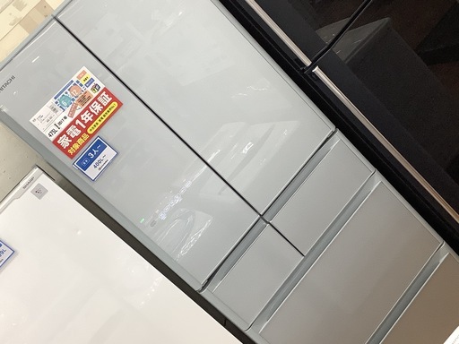 6ドア冷蔵庫　HITACHI  2017年製　ファン式　R-F48M1
