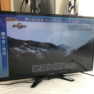 オリオン32型地デジ対応液晶TV リモコンなし