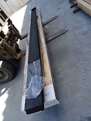 阿波の焼杉　新品未使用品と使用品残り　全部で26枚と半端1枚あり　早い引取者優先♪　格安にて 阿波の焼杉 新品未使用品と使用品残り 全部で26枚と