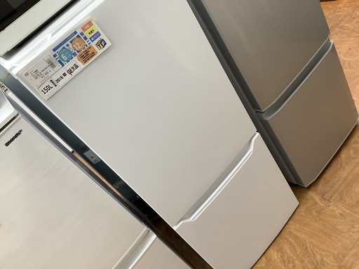 2ドア冷蔵庫　ノジマ　2016年製　HER-1502FW