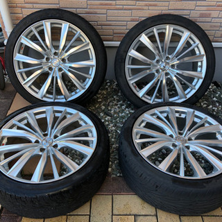 最終値下げいたします。E52エルグランドなどに使用可アルミホイール 