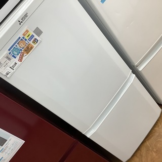 2ドア冷蔵庫　MITSUBISHI  2016年製　MR-P15EC-KW