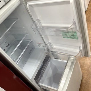 2ドア冷蔵庫　MITSUBISHI  2016年製　MR-P15EC-KW