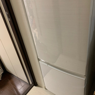 決定）2ドア冷蔵庫　シャープ　SJ-D14D-Ｗ　2018年製　