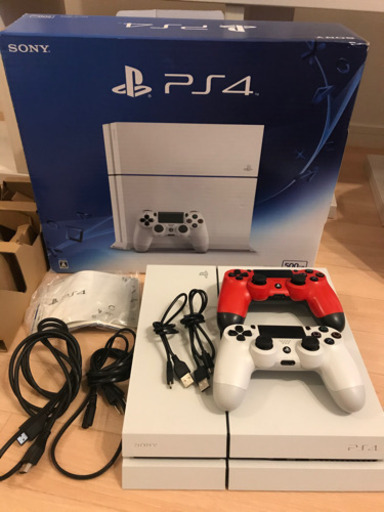 PS4 本体セット＋別途ワイヤレスコントローラー付き（純正品）