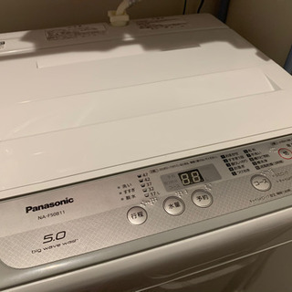 決定）洗濯機　5キロ　パナソニック　2018年製