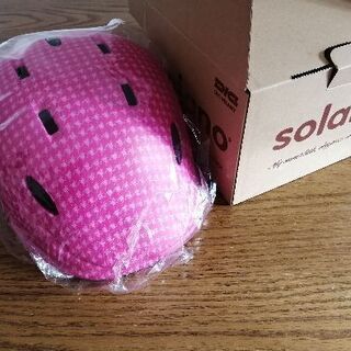新品　自転車用キッズヘルメット　SORANO Sサイズ　ピンク
