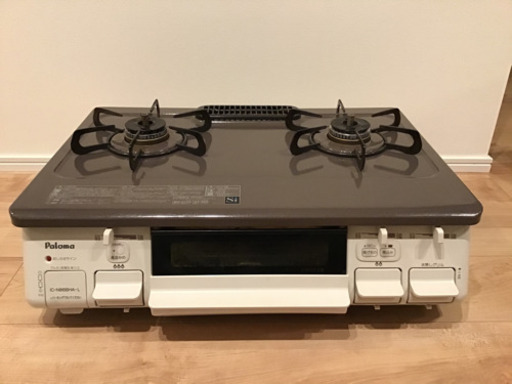 2018年購入　パロマ　ガスコンロ　ガステーブル　都市ガス　LC-N86BHA-L