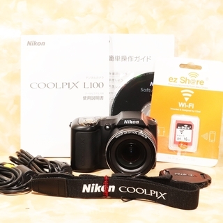 ◆極上＆スマホ転送＆超広域◆ニコン クールピクス L100
