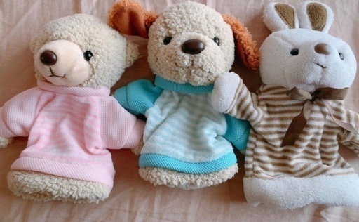 ハンドパペット人形パペットマペット3体 ちゃみ15 武蔵境のその他の中古あげます 譲ります ジモティーで不用品の処分