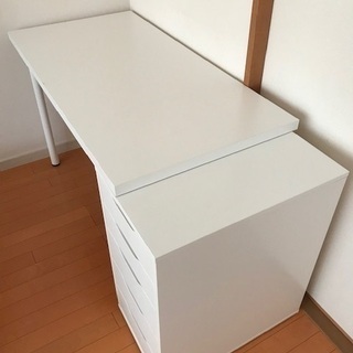 IKEA イケア 机 テーブル 白 120×60cm