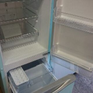 8月お買い得セット第四弾③！！ダイウ（ DAEWOO）DR-C15AM  2ドア冷蔵庫 150L　アクアミントカラー　2018年製・パナソニック NA-F50B12J　5.0Kg 全自動洗濯機　2019年製・・シャープ　RE-B15KS-W　電子レンジ　2019年製　3点セット！！