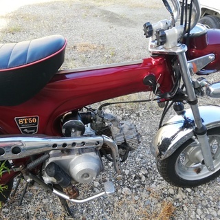 ホンダのダックス50cc。ABの車体です。復刻版12vです。乗りやすい。