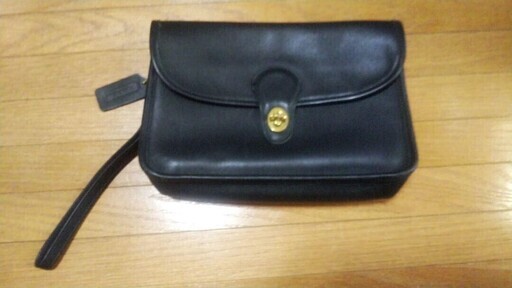 【超美品】コーチ（COHCH）クラッチバッグ ブラック（黒）